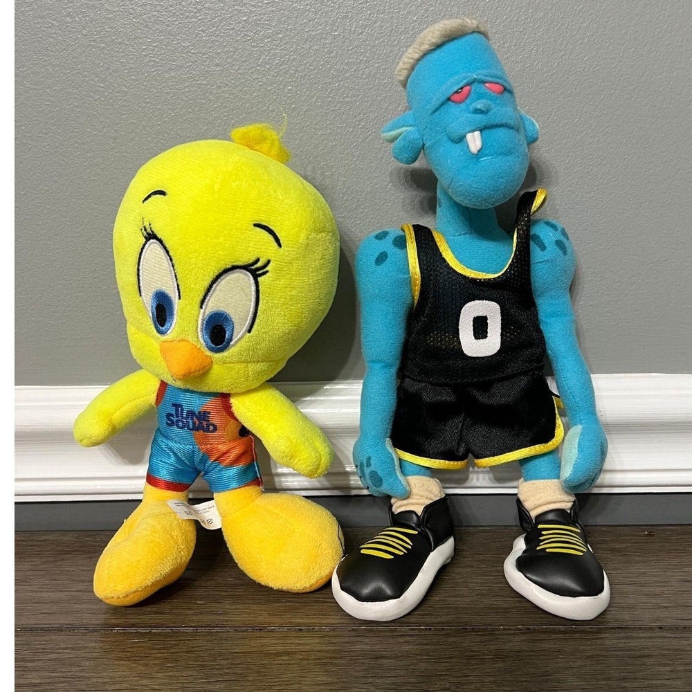Space Jam 2 A New Legacy Plush Tweety Bird & Blanko Tune Squad Dolls‎